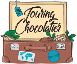 The Touring Chocolatier Suitcase Logo